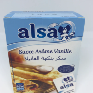 Alsa 10 Packs Sucre Arome Vanille (Vanilla Flavor)